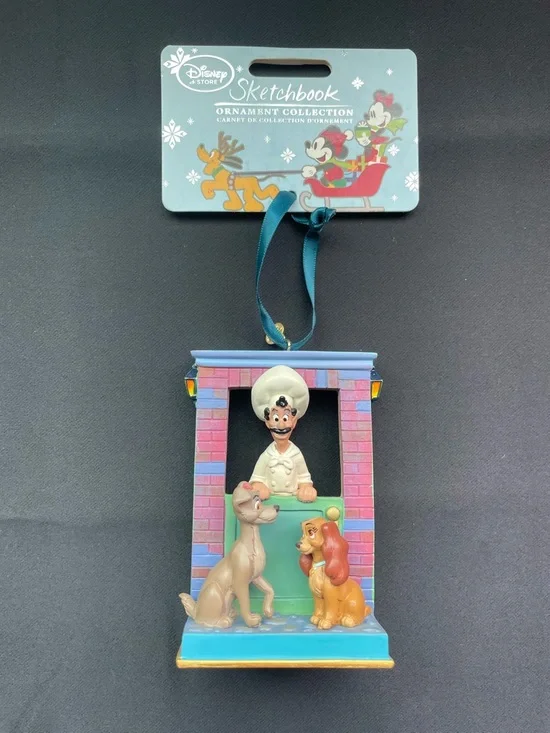 Two Disney Sketchbook Holiday Ornaments - Picture 2 of 5